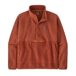 Men's Retro Pile Half-Snap Fleece Pullover